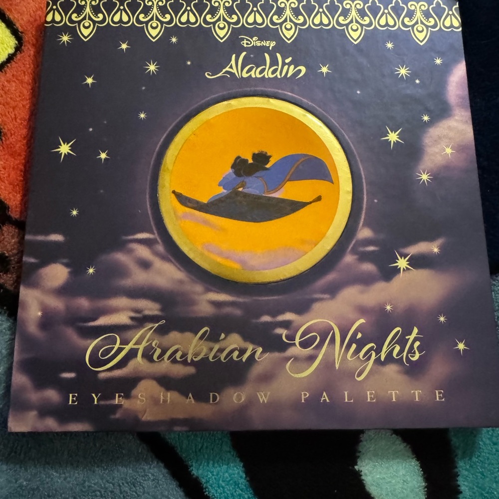 Disney Aladdin Blue and Gold Pajamas Magical Night Sky